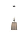 Italux Nerom Wisząca 1xE27 60W Czarny mat PND-22374C-BK