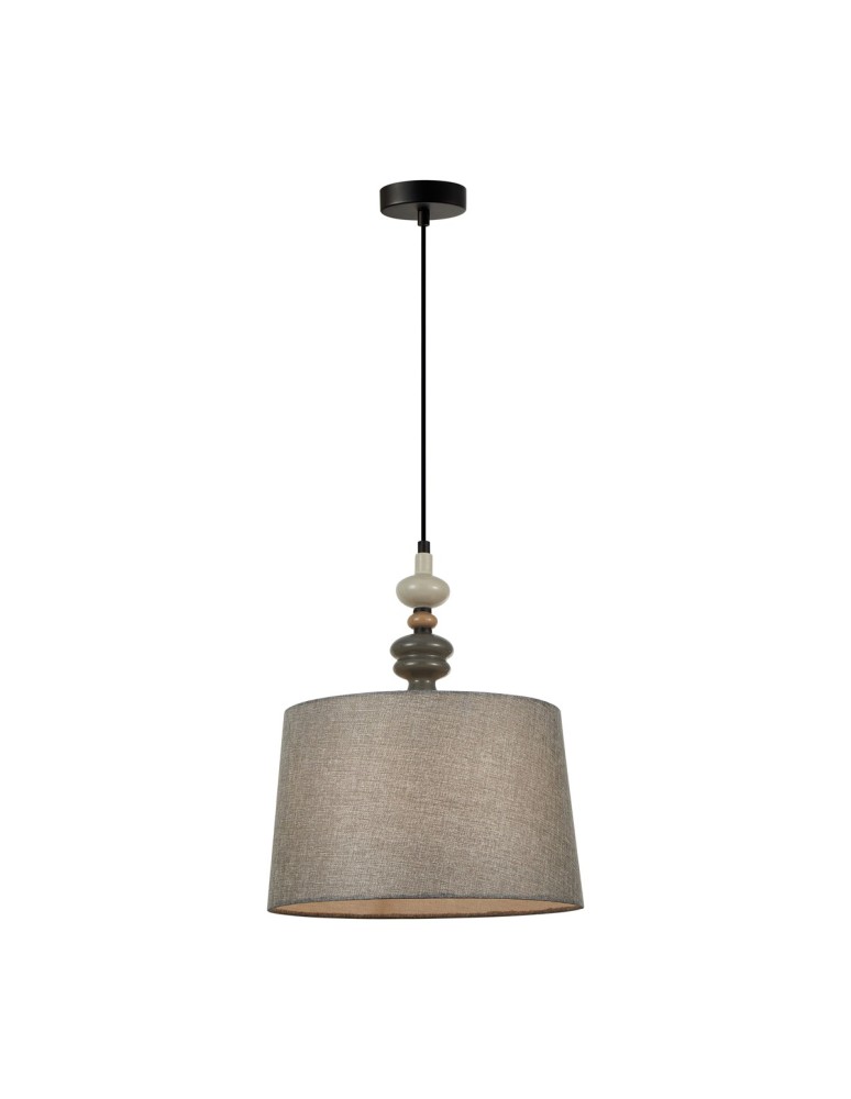 Italux Nerom Wisząca 1xE27 60W Czarny mat PND-22374B-BK
