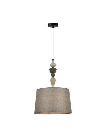 Italux Nerom Wisząca 1xE27 60W Czarny mat PND-22374A-BK