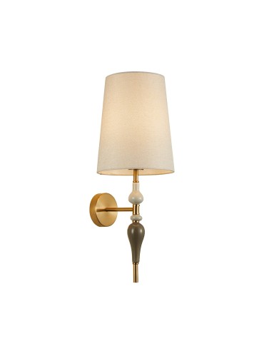 Italux Moren Kinkiet 1xE27 60W Brąz antyczny WL-84678-AB