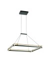 Italux Merlot Wisząca LED 44W 1460 lm 3000K (Ciepła biel) Czarny, złoty PND-54638S-44W-3K-BK-GD Italux Merlot Wisząca LED 44W 1460 lm 3000K (Ciepła biel) Czarny, złoty PND-54638S-44W-3K-BK-GD