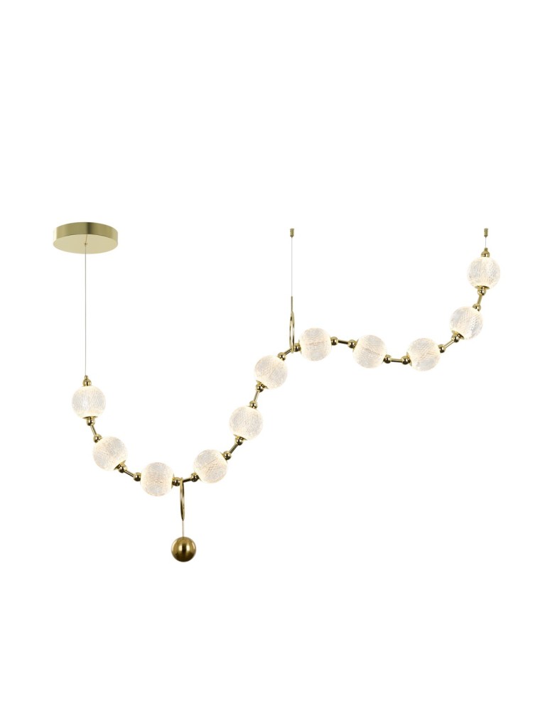 Italux Morano Wisząca 11xLED 49W 3000 lm 3000K (Ciepła biel) Złoty PND-93829-44W-3K-GD