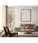 Lampy wiszące designerskie - Italux Morano Wisząca 11xLED 49W 3000 lm 3000K (Ciepła biel) Złoty PND-93829-44W-3K-GD - product 2
