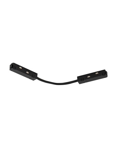 Italux Magnetic Track Łącznik Zasilający Prosty Elastyczny Czarny TRMA-PW-CONN-FLX