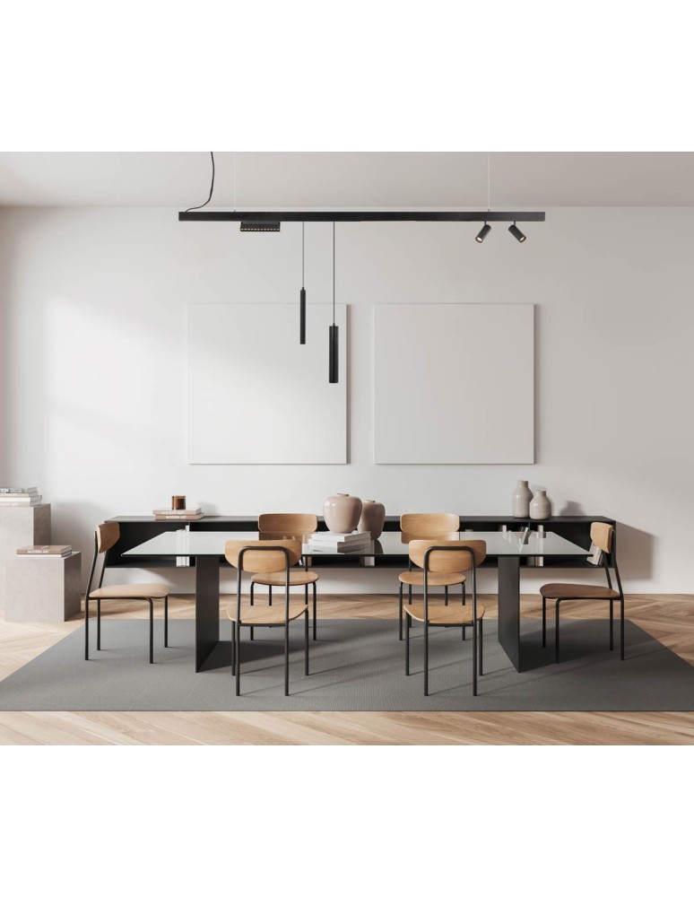 Italux Magnetic Norman do Systemu Magnetycznego 12xLED 12W 3000K (Ciepła biel) Czarny TRM-79392-12W-3K-BK