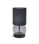 Lampki nocne - Italux Dorme Biurkowa 1xE27 40W Czarny, grafitowy TB-63748-BL-SG - product 1