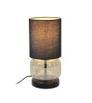 Lampki nocne - Italux Dorme Biurkowa 1xE27 40W Czarny, bursztynowy TB-63748-BL-AMB - product 2