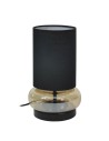 Italux Epiro Biurkowa 1xE27 40W Czarny, bursztynowy TB-43648-BL-AMB