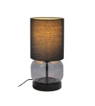 Lampki nocne - Italux Dorme Biurkowa 1xE27 40W Czarny, grafitowy TB-63748-BL-SG - product 2