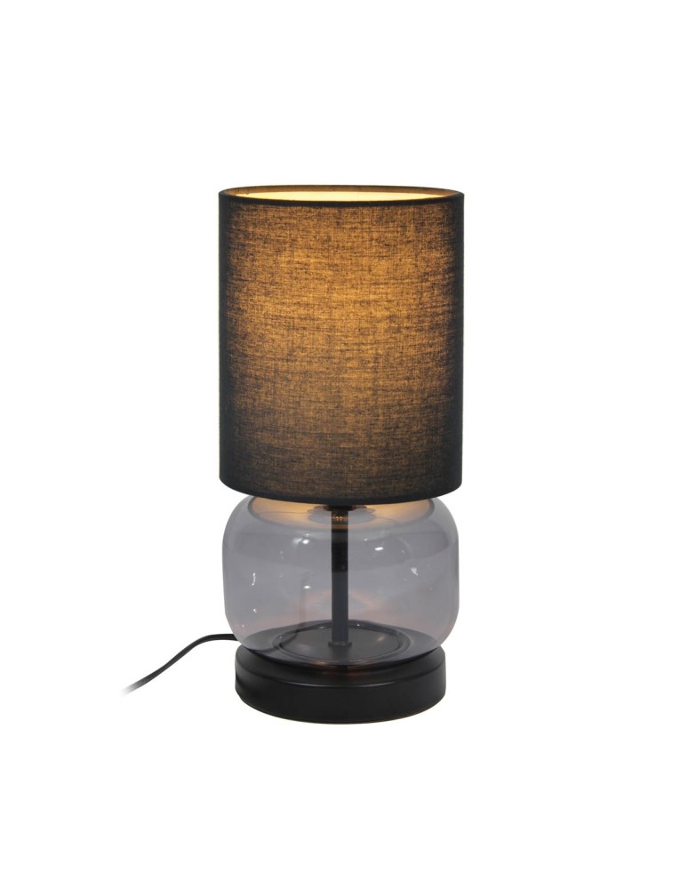 Lampki nocne - Italux Dorme Biurkowa 1xE27 40W Czarny, grafitowy TB-63748-BL-SG - product kolory-swiatla.pl 2