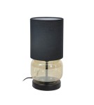 Lampki nocne - Italux Dorme Biurkowa 1xE27 40W Czarny, bursztynowy TB-63748-BL-AMB - product 1