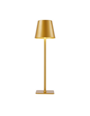 Italux Atlis Stołowa przenośna LED 5W 300 lm 3000K + 6500K (Możliwość przełączania) IP54 Złoty TB-2821-GD