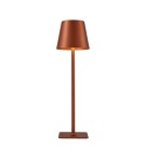 Lampy ogrodowe przenośne - Italux Atlis Stołowa przenośna LED 5W 300 lm 3000K + 6500K (Możliwość przełączania) IP54 Kawowy TB-2821-CF - product 1