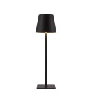 Lampy ogrodowe przenośne - Italux Atlis Stołowa przenośna LED 5W 300 lm 3000K + 6500K (Możliwość przełączania) IP54 Czarny TB-2821-BK - product 1