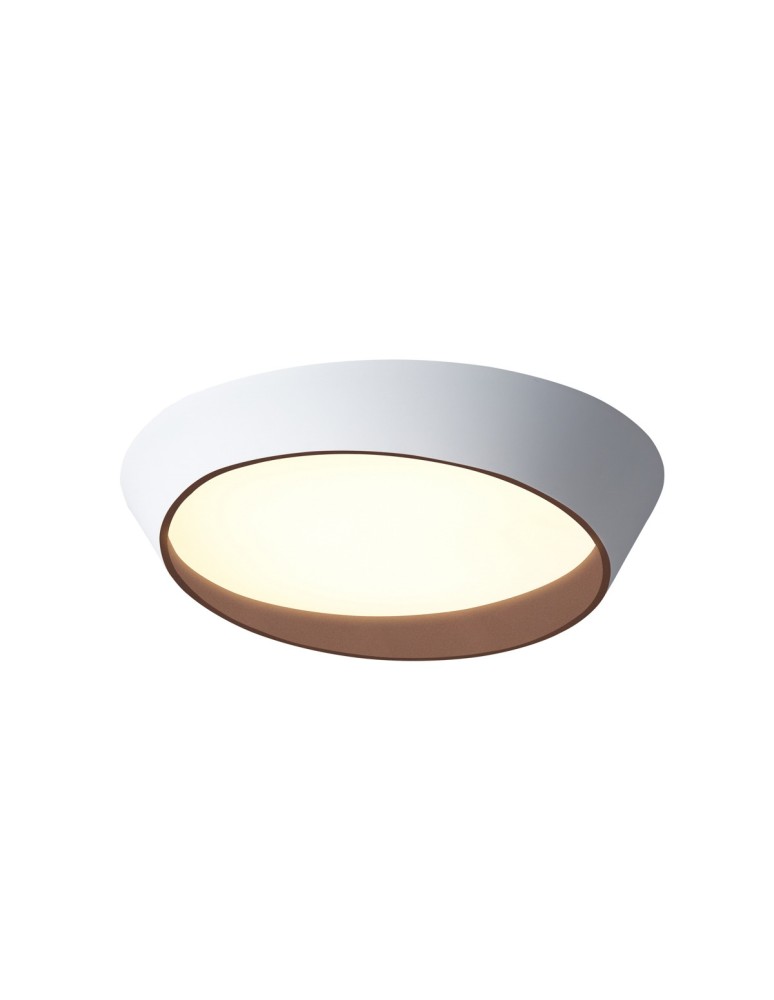 Italux Lucano Plafon LED 35W 1850 lm 3000K (Ciepła biel) Biały, złoty PLF-83748-35W-3K