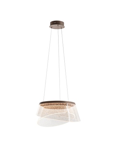 Italux Foren Wisząca LED 47W 3400 lm 3000K (Ciepła biel) Brązowy PND-59178-47W-3K