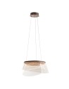 Italux Foren Wisząca LED 47W 3400 lm 3000K (Ciepła biel) Brązowy PND-59178-47W-3K