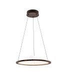 Lampy wiszące LED - Italux Baret Wisząca LED 26W 900 lm 3000K (Ciepła biel) Kawowy PND-58038-26W-3K - product 1