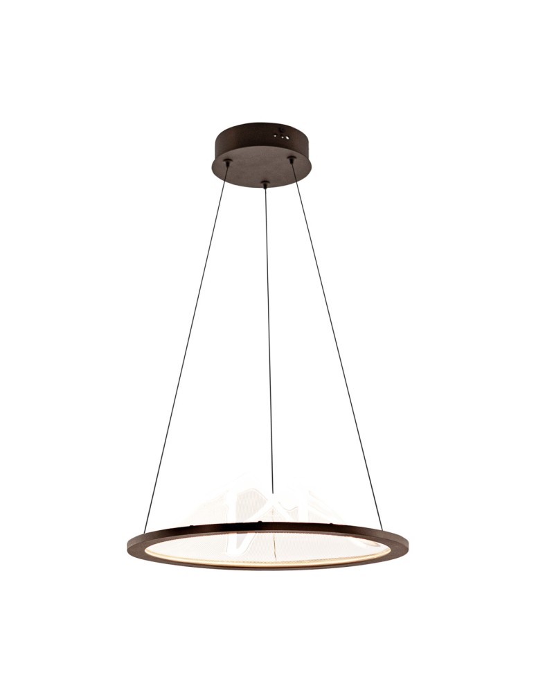 Italux Baret Wisząca LED 26W 900 lm 3000K (Ciepła biel) Kawowy PND-58038-26W-3K