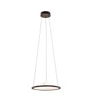 Lampy wiszące LED - Italux Baret Wisząca LED 26W 900 lm 3000K (Ciepła biel) Kawowy PND-58038-26W-3K - product 2