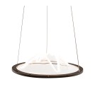 Lampy wiszące LED - Italux Baret Wisząca LED 26W 900 lm 3000K (Ciepła biel) Kawowy PND-58038-26W-3K - product 3