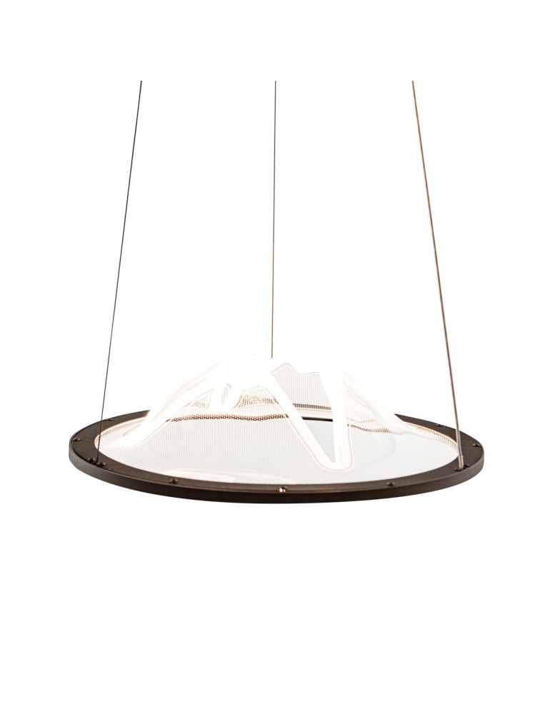 Italux Baret Wisząca LED 26W 900 lm 3000K (Ciepła biel) Kawowy PND-58038-26W-3K