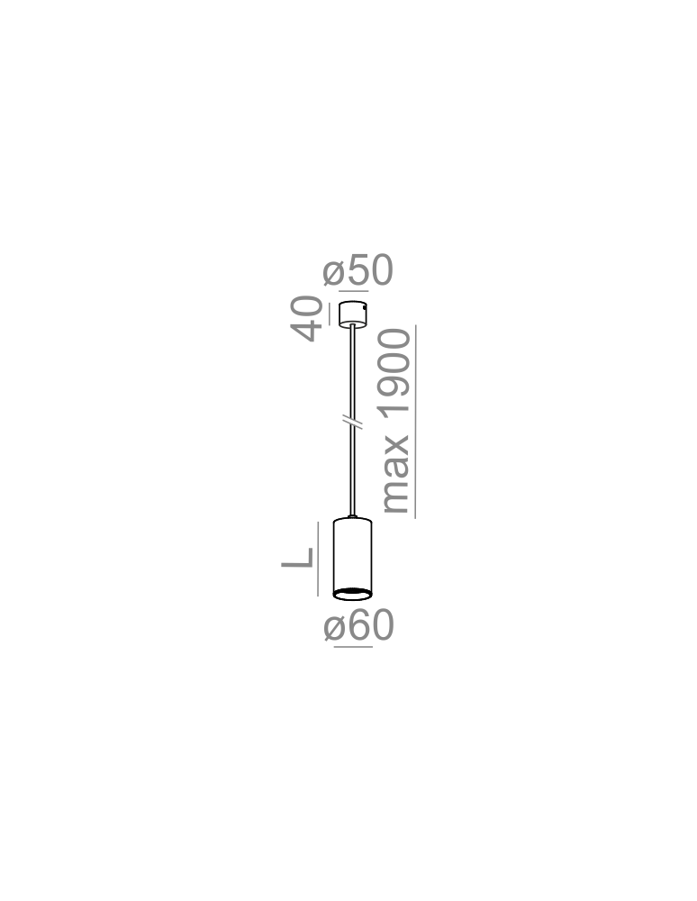 Aqform PET Wisząca LED 230V 12cm 8W 410lm 50294