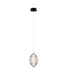 Italux Rinot Wisząca 1xLED 8W 500 lm 3000K (Ciepła biel) Czarny, biały, przezroczysty PND-45372-1-WH-CL Italux Rinot Wisząca 1xLED 8W 500 lm 3000K (Ciepła biel) Czarny, biały, przezroczysty PND-45372-1-WH-CL