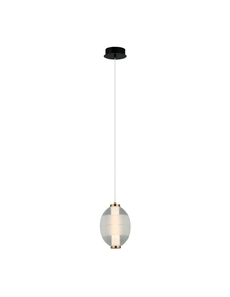 Italux Rinot Wisząca 1xLED 8W 500 lm 3000K (Ciepła biel) Czarny, biały, przezroczysty PND-45372-1-WH-CL Italux Rinot Wisząca 1xLED 8W 500 lm 3000K (Ciepła biel) Czarny, biały, przezroczysty PND-45372-1-WH-CL