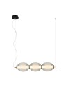 Italux Rinot Wisząca 1xLED 22W 1200 lm 3000K (Ciepła biel) Czarny, biały, przezroczysty PND-45372-3-WH-CL