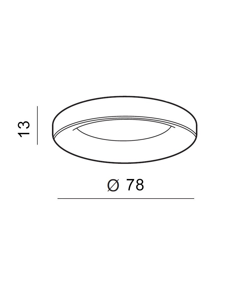 Azzardo SOVANA TOP 80 CCT WHITE 1xLED Sufitowa Biały AZ3445