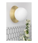 UMMO BORRA A mosiężna lampa ścienna / kinkiet z podwyższoną szczelnością IP44 BRA120S0 UMMO BORRA A mosiężna lampa ścienna / kinkiet z podwyższoną szczelnością IP44 BRA120S0