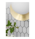 UMMO BORRA A mosiężna lampa ścienna / kinkiet z podwyższoną szczelnością IP44 BRA120S0 UMMO BORRA A mosiężna lampa ścienna / kinkiet z podwyższoną szczelnością IP44 BRA120S0