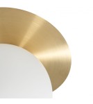 UMMO BORRA A mosiężna lampa ścienna / kinkiet z podwyższoną szczelnością IP44 BRA120S0 UMMO BORRA A mosiężna lampa ścienna / kinkiet z podwyższoną szczelnością IP44 BRA120S0