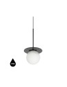 UMMO BORRA B czarna sufitowa lampa wisząca z podwyższoną szczelnością IP44 BRB122PS0 UMMO BORRA B czarna sufitowa lampa wisząca z podwyższoną szczelnością IP44 BRB122PS0