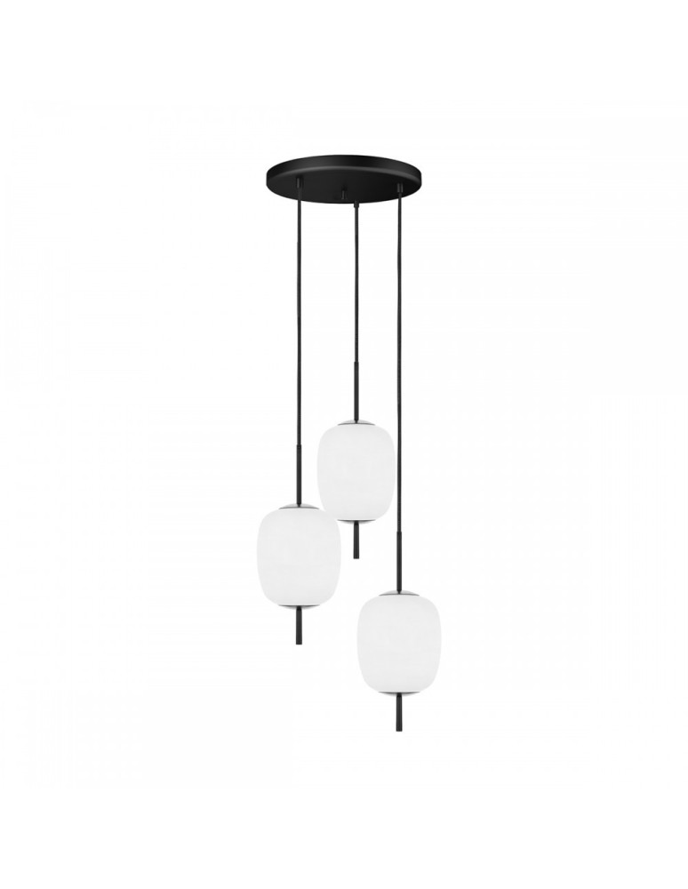 UMMO EPLI mini 3P czarna potrójna lampa wisząca EM0322P3