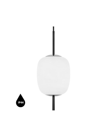 UMMO EPLI MINI czarna sufitowa lampa wisząca z podwyższoną szczelnością IP44 EM0122PS0