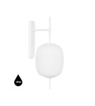 Kinkiety łazienkowe - UMMO EPLI MINI biała lampa ścienna / kinkiet z podwyższoną szczelnością IP44 EMK110S0 - product 1