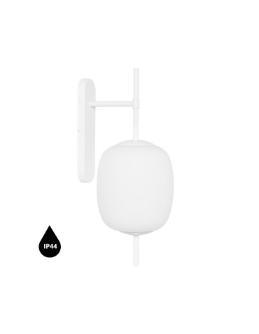 UMMO EPLI MINI biała lampa ścienna / kinkiet z podwyższoną szczelnością IP44 EMK110S0