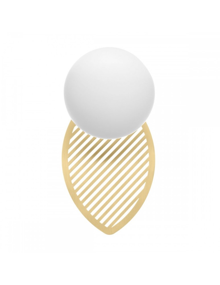 UMMO FYLLO B mosiężna lampa ścienna / kinkiet z podwyższoną szczelnością IP44 FYB130S0 UMMO FYLLO B mosiężna lampa ścienna / kinkiet z podwyższoną szczelnością IP44 FYB130S0