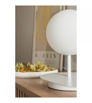 UMMO HANEA ST biała lampa stołowa z półką HAS111P1 UMMO HANEA ST biała lampa stołowa z półką HAS111P1