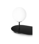 UMMO HANEA ST czarna lampa stołowa z półką HAS122P1 UMMO HANEA ST czarna lampa stołowa z półką HAS122P1