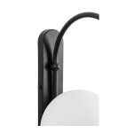 UMMO KOBAN D czarna lampa ścienna / kinkiet z podwyższoną szczelnością IP44 KOD120S0 UMMO KOBAN D czarna lampa ścienna / kinkiet z podwyższoną szczelnością IP44 KOD120S0