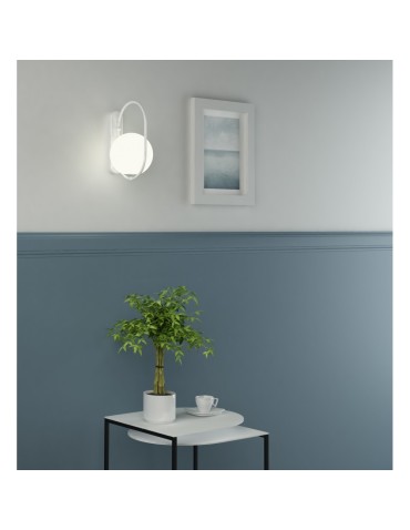 UMMO KOBAN D biała lampa ścienna / kinkiet z podwyższoną szczelnością IP44 KOD110S0 - produkt 2