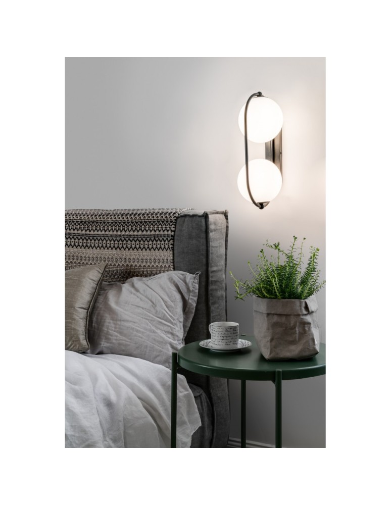 UMMO KOBAN E czarna lampa ścienna / kinkiet z podwyższoną szczelnością IP44 KOE120S0 UMMO KOBAN E czarna lampa ścienna / kinkiet z podwyższoną szczelnością IP44 KOE120S0