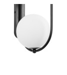 UMMO KOBAN E czarna lampa ścienna / kinkiet z podwyższoną szczelnością IP44 KOE120S0 UMMO KOBAN E czarna lampa ścienna / kinkiet z podwyższoną szczelnością IP44 KOE120S0