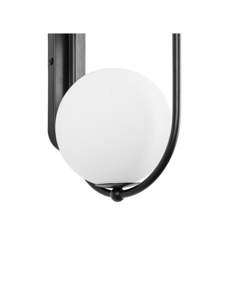 UMMO KOBAN E czarna lampa ścienna / kinkiet z podwyższoną szczelnością IP44 KOE120S0 UMMO KOBAN E czarna lampa ścienna / kinkiet z podwyższoną szczelnością IP44 KOE120S0