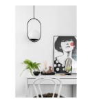 UMMO KOBAN B czarna sufitowa lampa wisząca z podwyższoną szczelnością IP44 KOB122PS0 UMMO KOBAN B czarna sufitowa lampa wisząca z podwyższoną szczelnością IP44 KOB122PS0