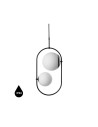 UMMO KOBAN C czarna sufitowa lampa wisząca z podwyższoną szczelnością IP44 KOC222PS0 UMMO KOBAN C czarna sufitowa lampa wisząca z podwyższoną szczelnością IP44 KOC222PS0