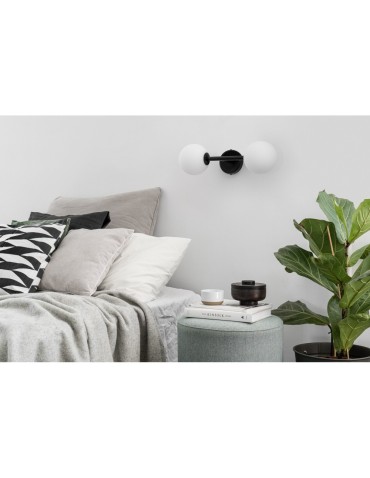 UMMO KOP B czarna lampa ścienna / kinkiet z podwyższoną szczelnością IP44 KPB220S0 - produkt 2